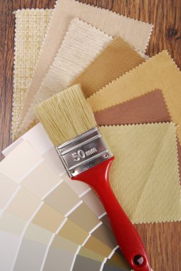 iç dekorasyon için seçtiğiniz renk boya ve malzeme