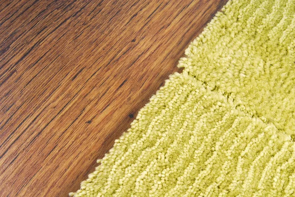 Carpet On Laminate Floor — Stock Photo, Image