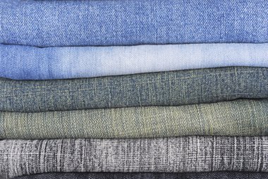 çeşitli kot yığını