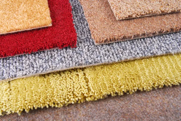 Carpet chooce for interior — Stock Photo, Image