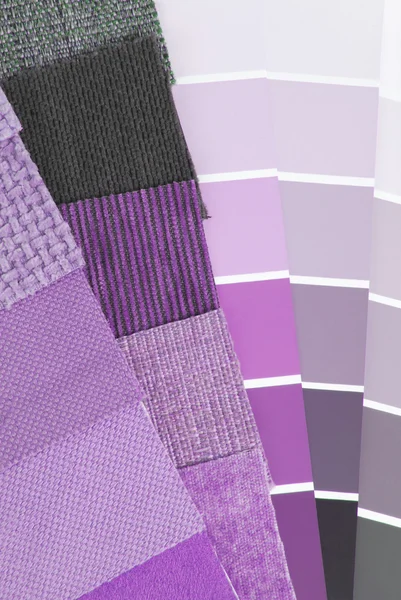Upholstery tapestry color selection for interior — Stock Photo, Image
