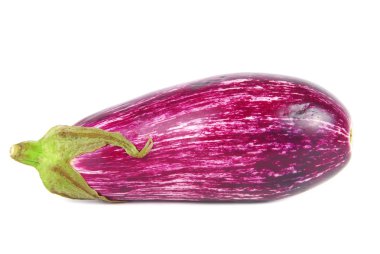 grafiti patlıcan patlıcan izole üzerine beyaz çizgili