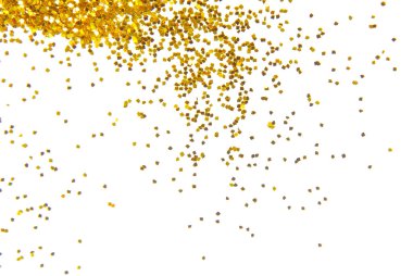 Altın glitter çerçeve arka plan