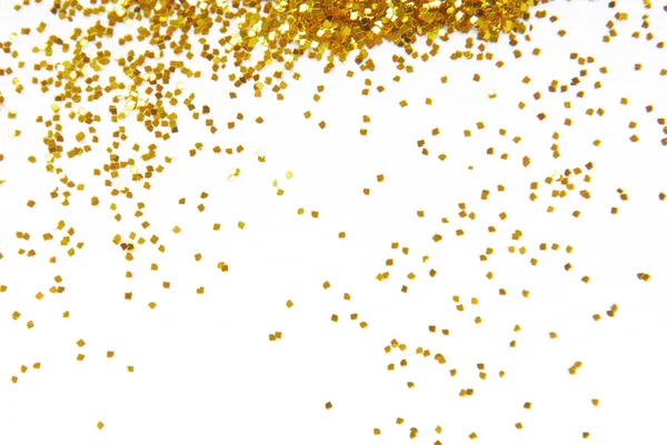 Golden glitter frame background — Stock Photo, Image