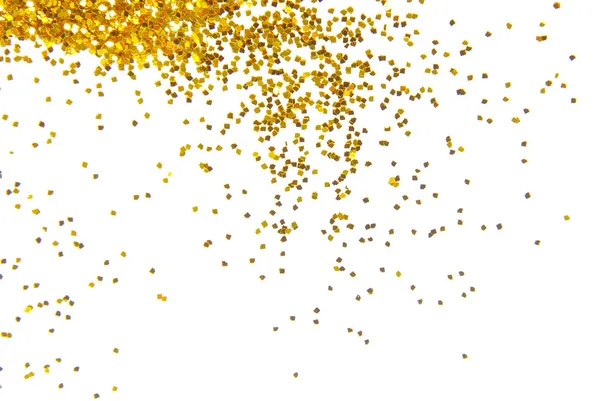 Golden glitter frame background — Stock Photo, Image