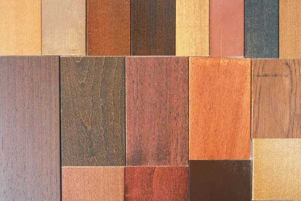 Couleur et texture du bois échantillons — Photo