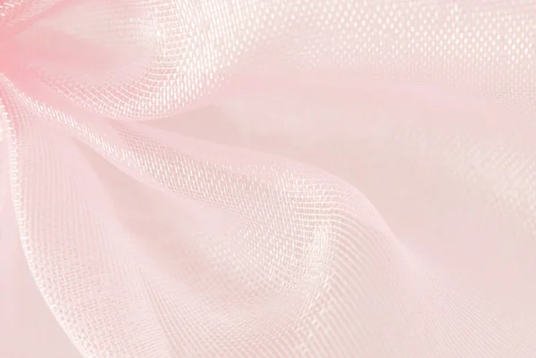 Fondo macro textura organza rosa — Foto de Stock