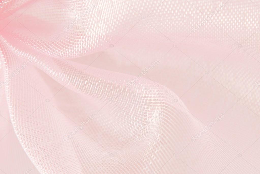 Pink organza macro texture background