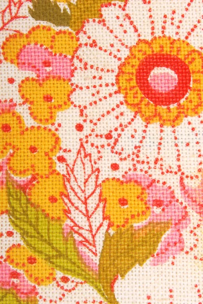 Květinové květy textilie textura makro — Stock fotografie
