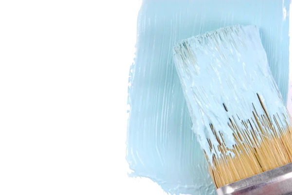 Paint brush and paint color — Stock Photo, Image