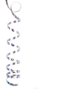 serpantin Konfetiler kenarlık çerçevesi
