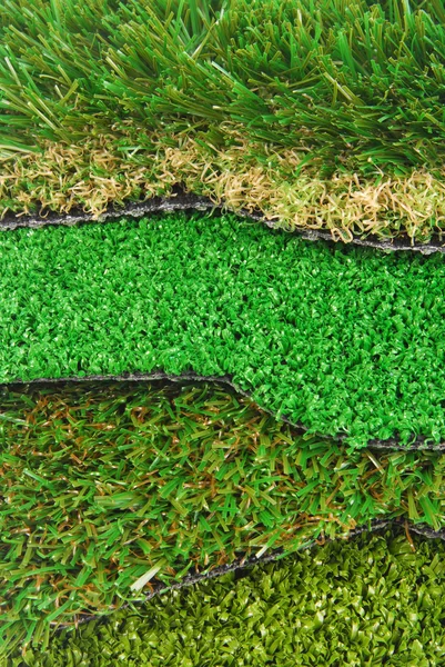 Konstgräs astroturf urval — Stockfoto