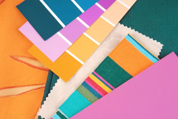 Design del colore selezione alla moda per interni — Foto Stock