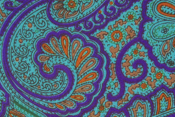 Textura de tejido ornamental floral — Foto de Stock