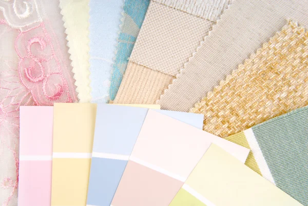 Pastel color design selection for interior — Stock Photo, Image