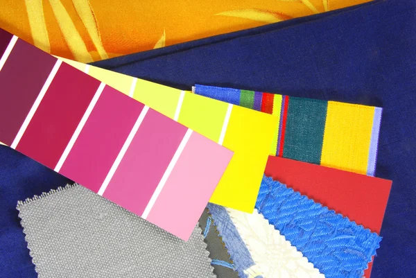 Seleção de design de cores para interior — Fotografia de Stock