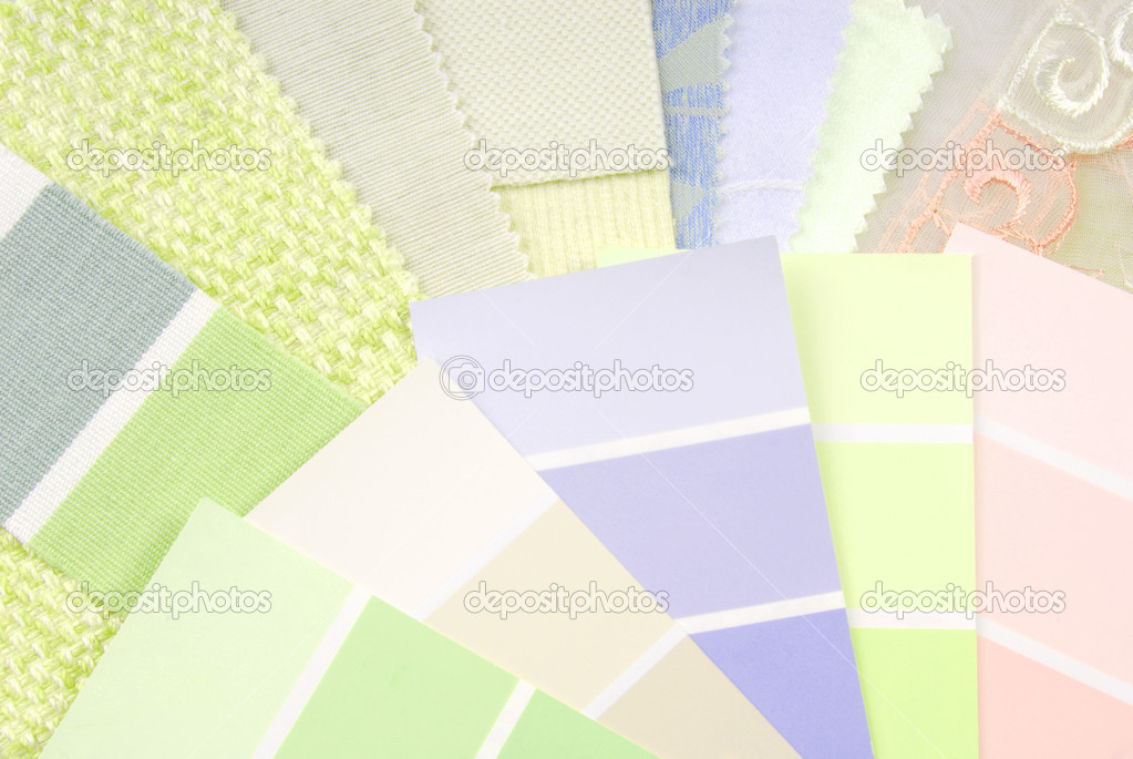 Pastel color design selection for interior