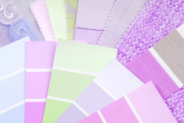 Pastel color design selection for interior — Stock Photo, Image