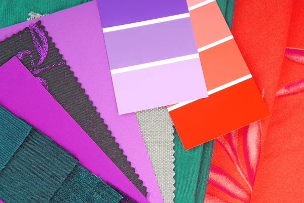 Color design selection for interior — Stock Photo, Image