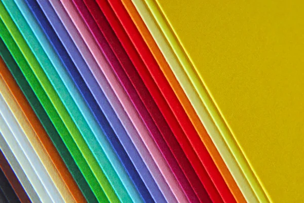 Closeup Colorful Paper — Stock Photo, Image