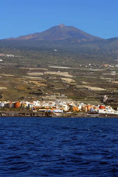 Stort Berg Teide Vulkan Teneriffa Kanarieöarna — Stockfoto