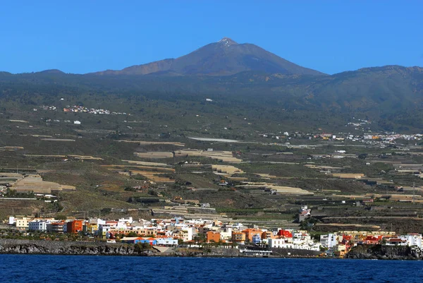 Stort Berg Teide Vulkan Teneriffa Kanarieöarna — Stockfoto