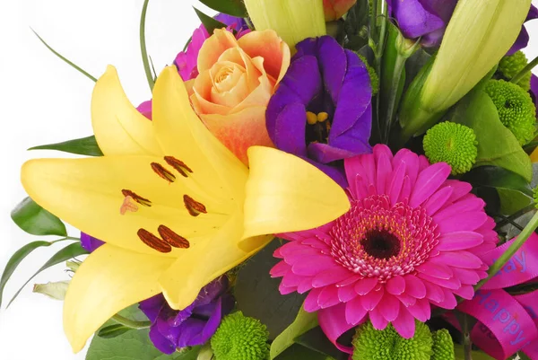 Close Multi Color Bouquet — Stock Photo, Image