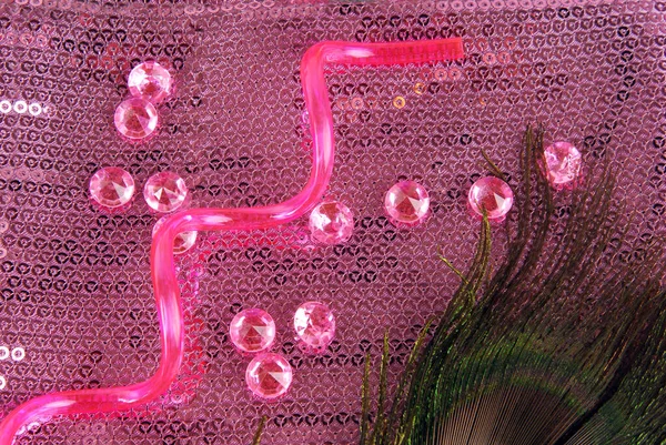 Skönhet Rosa Inredning Färg Och Detaljer Planering — Stockfoto