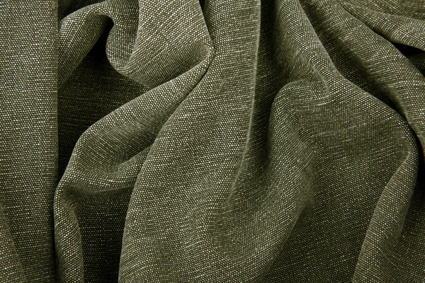 Closeup Grey Fabric Wavy Detailed Texture Background — Stock Photo, Image