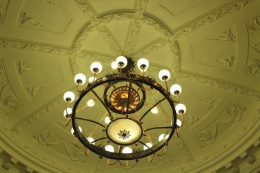 Antique ceiling lighting clipart