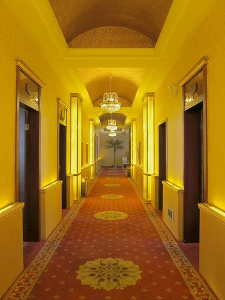 Restaurant indoor corridor or hallway — Stock Photo, Image