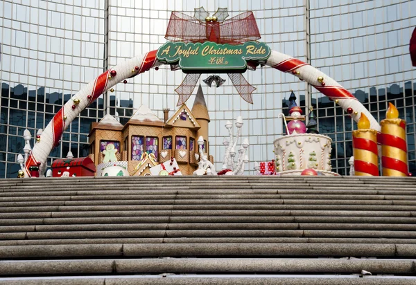 Leading to the staircase of Christmas — Stock Photo, Image