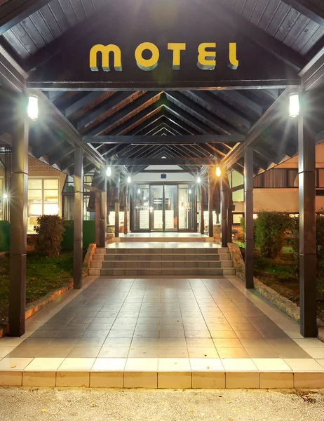 Motel ingången — Stockfoto