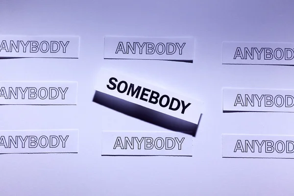Be Somebody — Stock Photo, Image