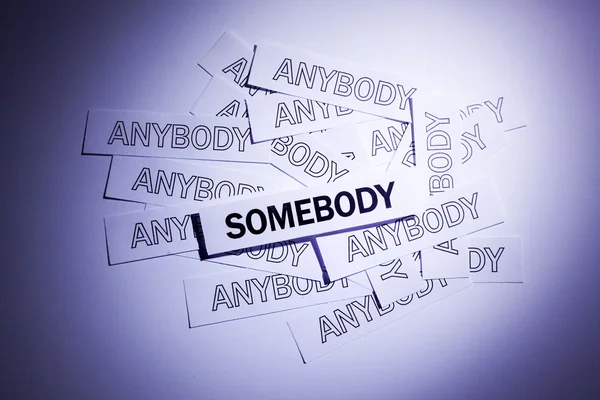 Be Somebody — Stock Photo, Image