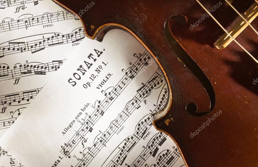 Violin and scores