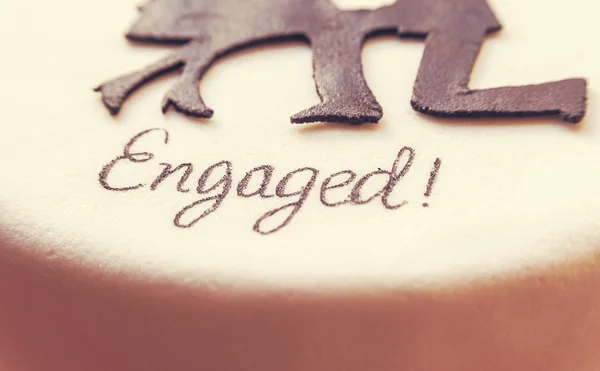 Cake for Engaged — Stock Photo, Image