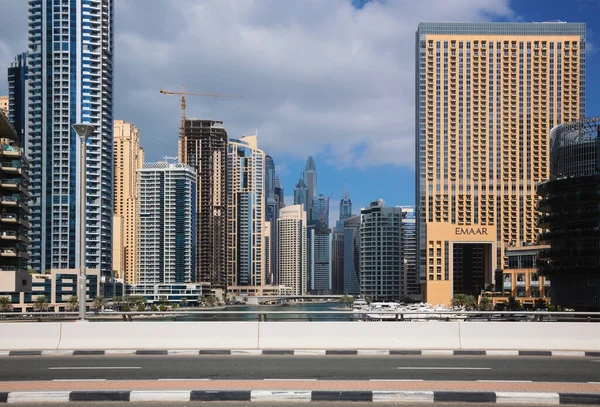 Dubai Emirados Árabes Unidos Janeiro 2022 Marina Dubai Durante Dia — Fotografia de Stock