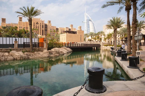 Dubai Verenigde Arabische Emiraten Januari 2022 Prachtige Madinat Jumeirah Details — Stockfoto