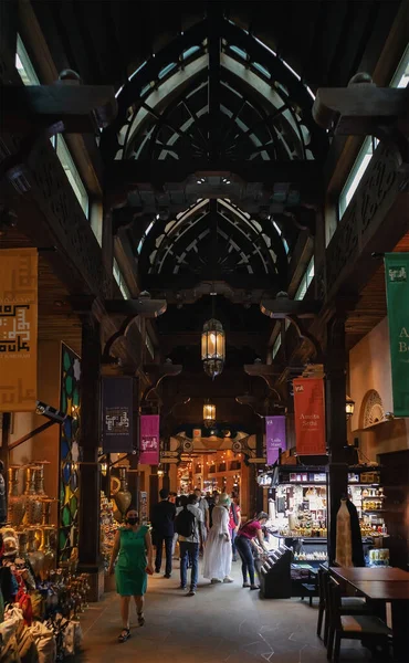 Dubai Verenigde Arabische Emiraten Januari 2022 Prachtige Bazar Bij Madinat — Stockfoto