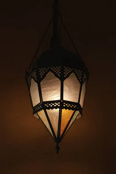 Dubaï Émirats Arabes Unis Janvier 2022 Détails Belle Lampe Arabe — Photo