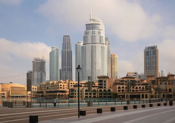 Dubaï Émirats Arabes Unis Janvier 2022 Bâtiments Environnants Gratte Ciel — Photo