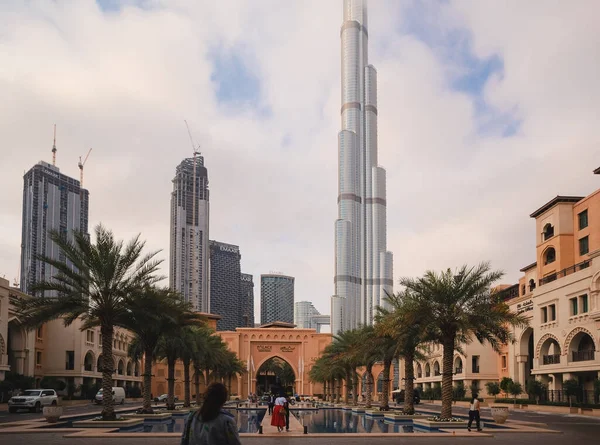 Dubai Єднані Арабські Емірати Січня 2022 Деталі Красивого Футуристичного Будинку — стокове фото