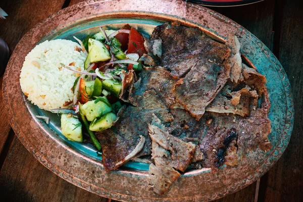 Parte Comida Restaurante Iraniano — Fotografia de Stock