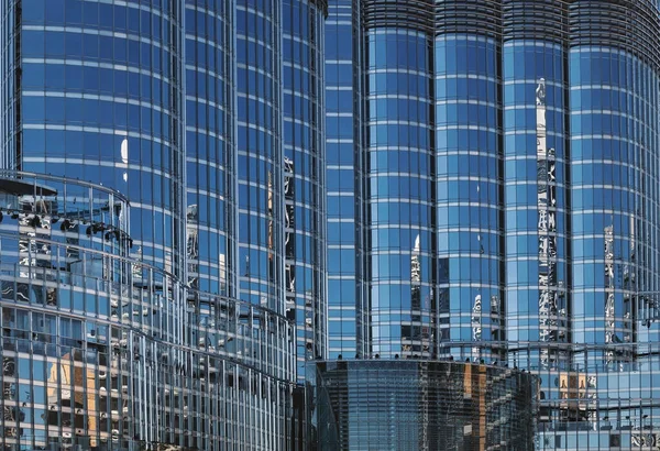 Dubai Emirados Árabes Unidos Janeiro 2022 Detalhes Belo Futurista Edifício — Fotografia de Stock