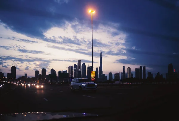 Dubai United Arab Emirates January 2022 Dubai City Burj Khalifa — Stock Photo, Image