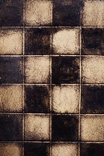 Textura Starého Šachového Stolu Detailní Pohled — Stock fotografie