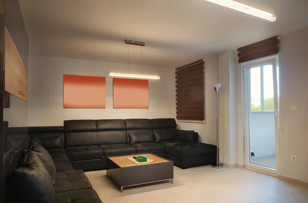 Interior Apartamento Nuevo Moderno Preparado Para Alquilar —  Fotos de Stock
