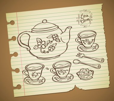 Çay zamanı.
