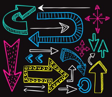 büyük set ok doodle